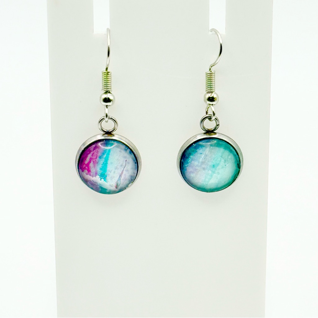 Elegant Multicolor Dangle Earrings 20$